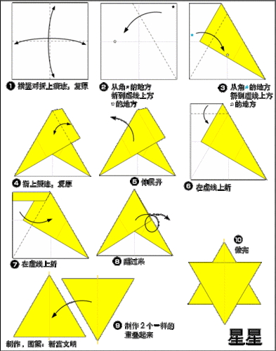 星星管折法大全视频_星星怎么折视频慢放_星星折法视频教程